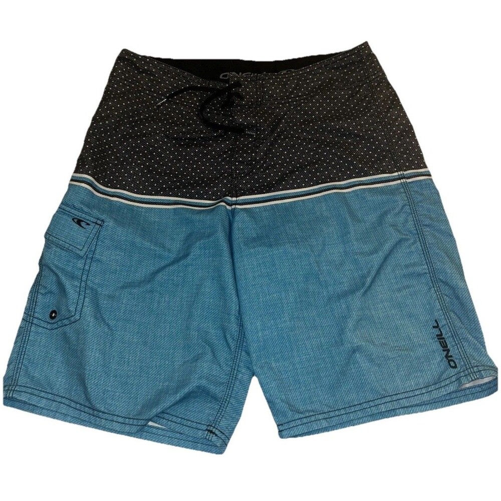 O’neill Size 33 Swim Board Multicolor Shorts